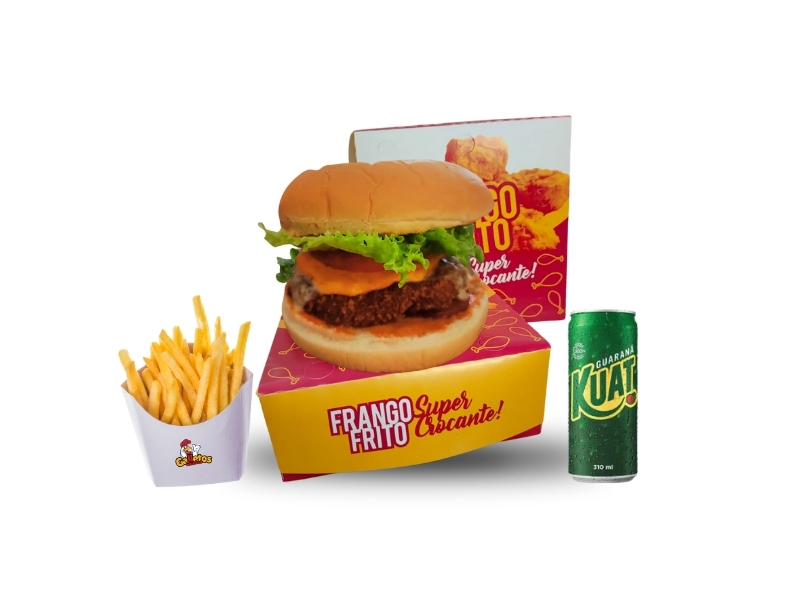 Combo small chicken + batata + refri 310ml